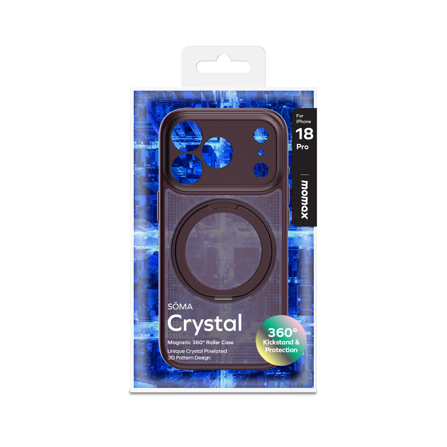 IPHONE 18 PRO MAX MAG SAFE ROLLER KILIF SİYAH