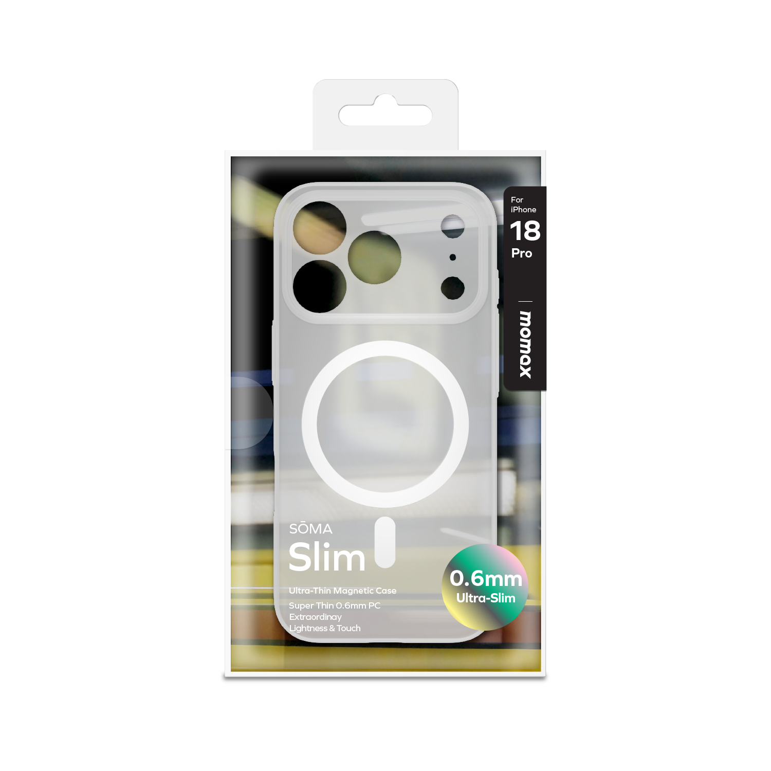 IPHONE 18 PRO MAG SAFE ULTRA İNCE KILIF BORDO