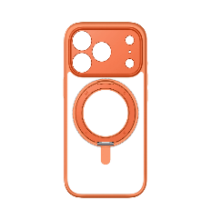 ROLLER SERİ 360 DERECE DÖNER STANDLI iPhone 17 Pro (Solar Orange)