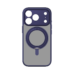 ROLLER SERİ 360 DERECE DÖNER STANDLI iPhone 17 Pro (Blue)