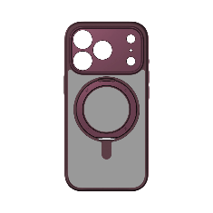 ROLLER SERİ 360 DERECE DÖNER STANDLI iPhone 17 Pro (Red)