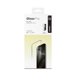 GlassPro+ Ultra Clear HD Temperli Cam Ekran koruyucu iPhone 17 (Black)