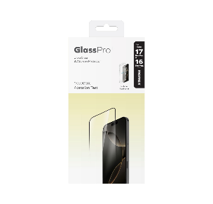GlassPro+ Ultra Clear HD Temperli Cam Ekran koruyucu iPhone 17 Pro Max (Black)