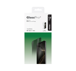 GlassPro HD Hayalet Temperli Cam ekran koruyucu iPhone 17 Air (Black)