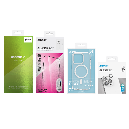 Iphone 15 Pro Momax PLAY Seri 3'Lü Bundle Set
(Magsafe Kılıf+ Ekran Koruyucu+Lens Koruyucu)