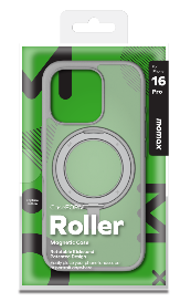 Roller CaseForm Magnetic Case iPhone 16 Pro (Light Grey) 360 derece döner