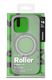 Roller CaseForm Magnetic Case iPhone 16 Pro Max (Light Grey) 360 derece döner