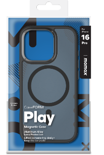 Play CaseForm Magnetic Case iPhone 16 Plus (Black)