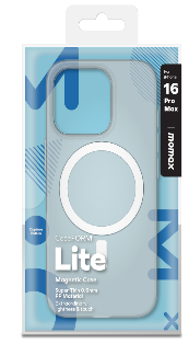 Ultra ince Lite CaseForm Magnetic Case iPhone 16 Pro Max (Transparent White)