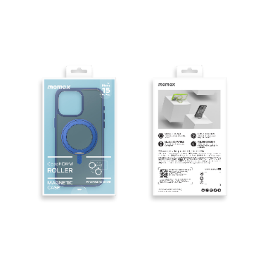 IPHONE 15 PRO Momax ROLLER Seri 360 ° döner Standlı Magsafe Kılıf