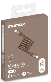 Mag.Link 100W USB-C to USB-C Magnetic Cable 1m (Desert Titanium)