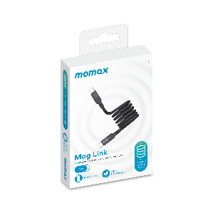 Mag.Link 60W USB-C to USB-C Magnetic Cable 2m Siyah