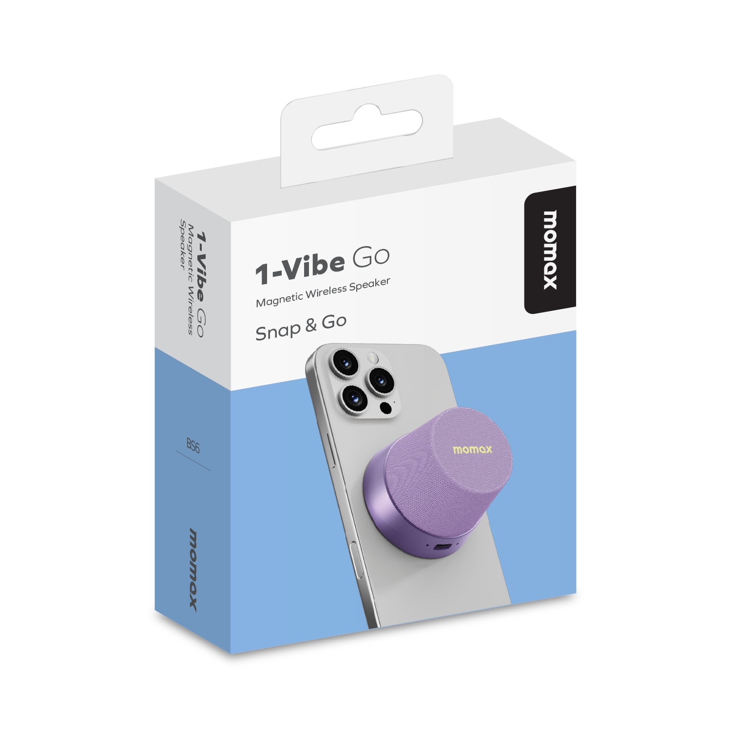 Vibe Go Magnetic Wireless speaker (Purple)