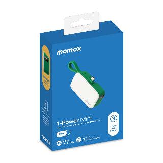 Power Mini 5000mAh Bulit-in foldable USB-C connector Battery pack