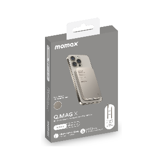 Q.Mag X 5000mAh wireless battery pack (Titanium)