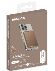 Q.Mag X 5000mAh wireless battery pack (Desert Titanium)