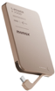 1-Power F.Pass+ 5000mAh Battery Pack with Built-in Cable and Magnetic attachment (Desert Titanium))