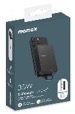 1-Power F.Pass+ 20000mAh Battery Pack with Built-in Cable and Magnetic attachment (Black)