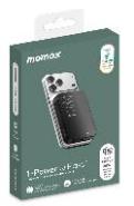 1-Power Q.Pass2 10000mAh Qi2.2 Magnetic Wireless Battery Pack (Black), CCC Sertifikalı, Semi solid battery