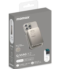 Q.Mag X2 35W 20000mAh wireless battery pack (Titanyum)
MACBOOK ŞARJ ÖZELLİKLİ
