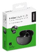 1-VIBE CLIP M.IN.D True Wireless ENC Intelligent Clip-on Earbuds (Black)