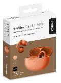 1-VIBE CLIP M.IN.D True Wireless ENC Intelligent Clip-on Earbuds (Orange)