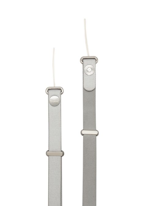Magnetic Webbing Phone Lanyard Crossbody Strap, Light Gray
