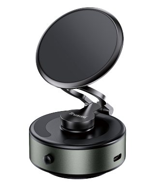 Vacuum Magnetic Car Holder (Electric) Black