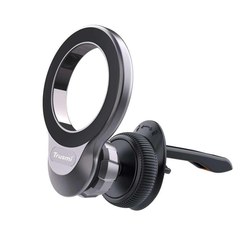 Rotatable Air Outlet Magnetic Car Phone Holder Black