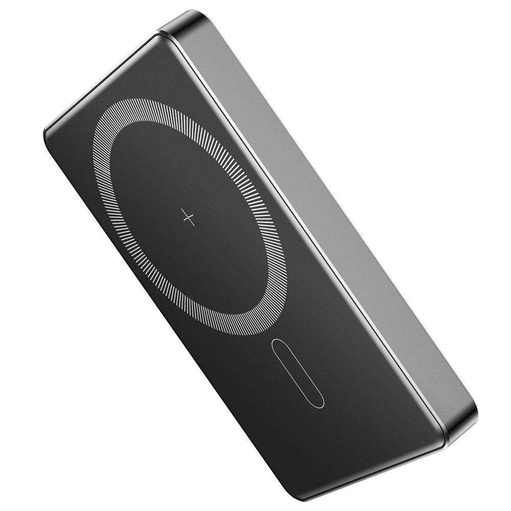 TRUSMI PD20W Ultra thin MAGNATIC WIRELESS Powerbank 10000mAh Gray