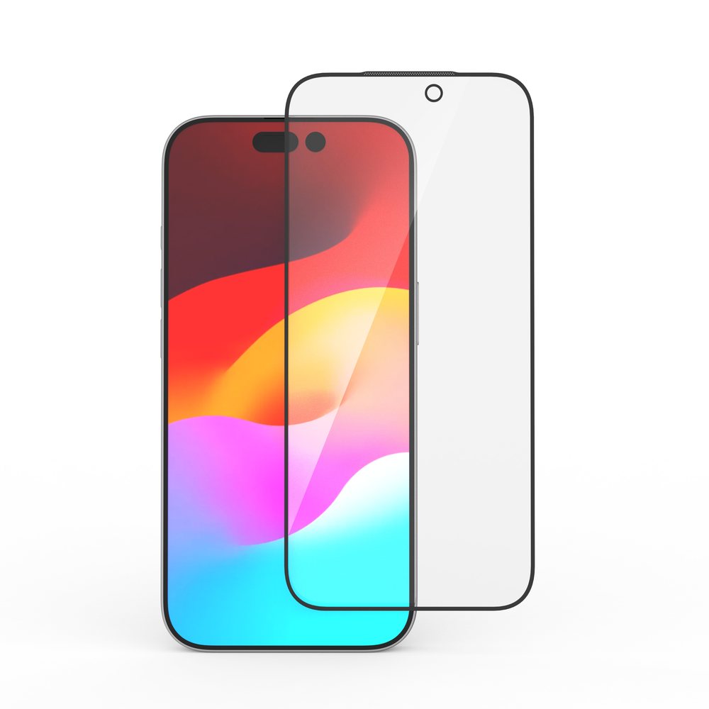 IPHONE 18 PRO/17PRO 3D Transparency Anti-finger tempered film 1pcs/box Transparent