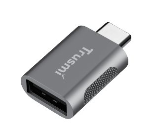 Type-C to USB-A 3.2 Female Charging Data Transfer Adapter Gunmetal